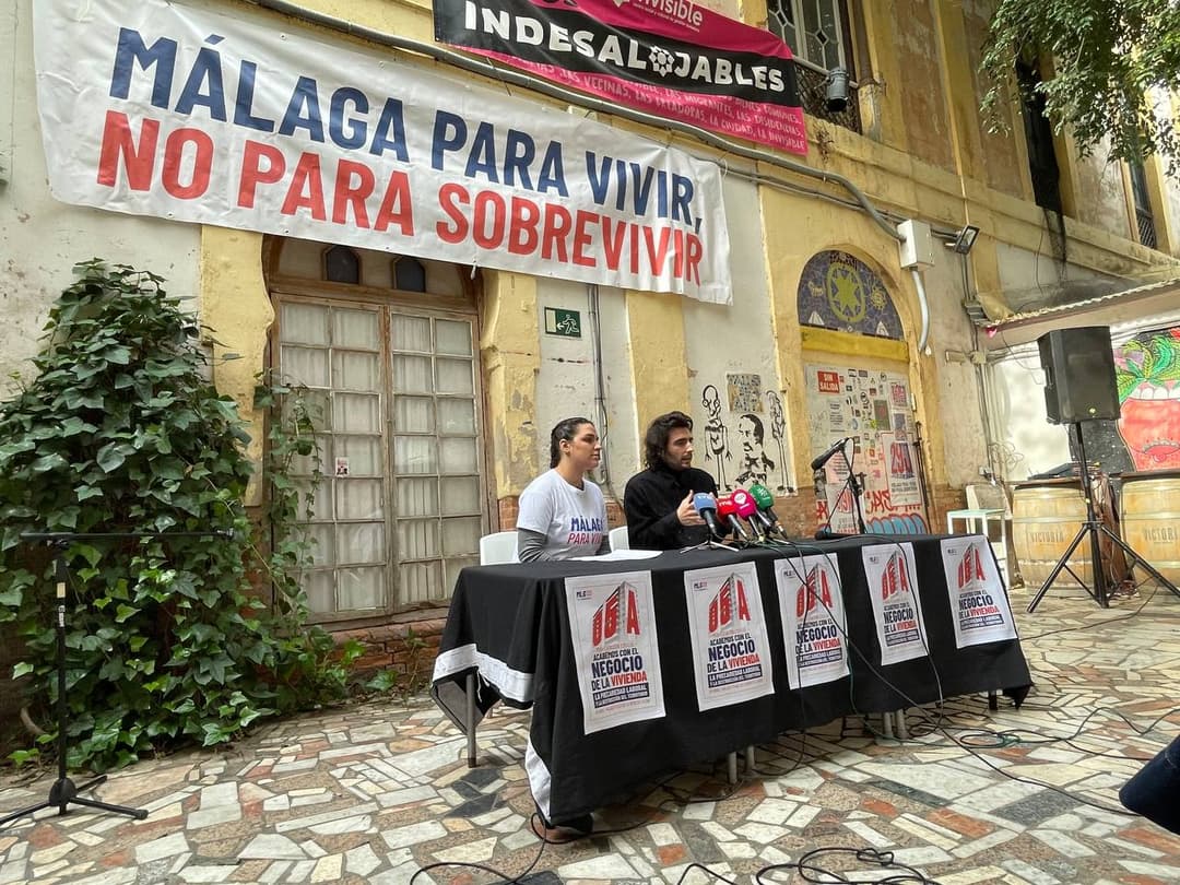 Málaga para Vivir se moviliza el 5 de abril para acabar con el negocio de la vivienda